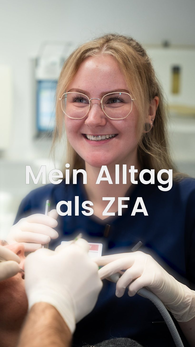 Mein Alltag als ZFA - Video einer Mitarbeiterin der Dental Family